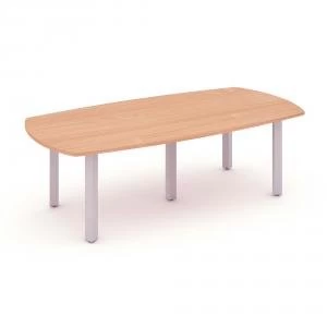 Image of Trexus Boardroom Table 2400x1200x730mm Beech Ref I000084