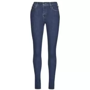 image of Levis 720 HIRISE SUPER SKINNY womens in Blue - Sizes US 26 / 32,US 27 / 32,US 28 / 32,US 29 / 32,US 28 / 34,US 29 / 34,US 25 / 32,US 30 / 32,US 31 / 3