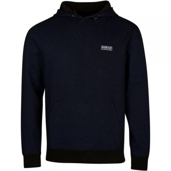 Image of Barbour International Accelerator Hoodie - BlackPrint BK31