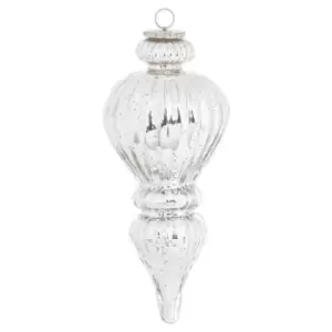 Image of The Noel Collection Extra Large Silver Statement Bauble