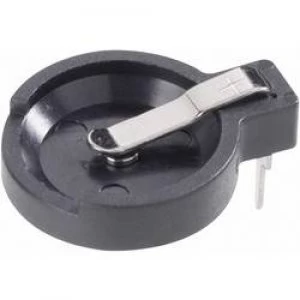 Image of Button cell holder 1 CR1216 CR1220 CR1225 Horizontal Through hole