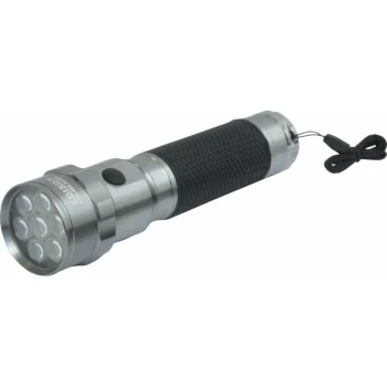 image of 7 LED Aluminium Soft Grip Torch - 2 X D - Edison