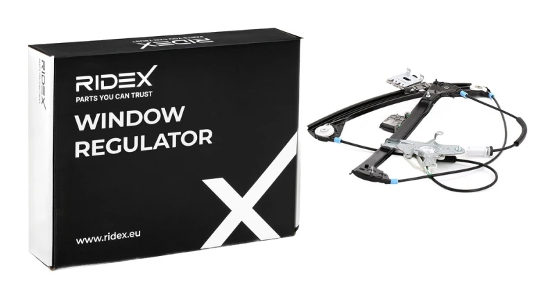 Image of RIDEX 1561W0227 Window regulator Left Front, Operating Mode: Electric, with roof rails Window Winder (1561)