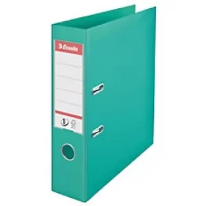 Image of Esselte No. 1 Lever Arch File Polypropylene A4 75mm Light Green Pack of 10