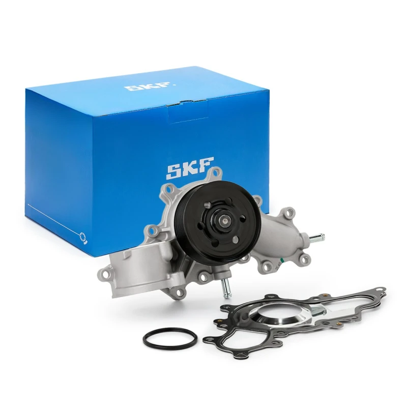 Image of SKF VKPC 91858 Water pump for V-ribbed belt use, with gaskets/seals Water Pump (1260)