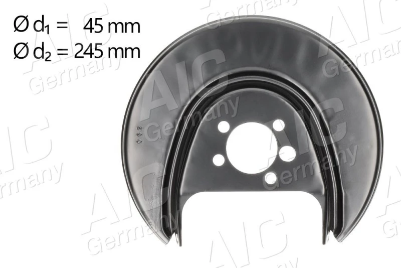 Image of Brake disc backing plate AIC 56016