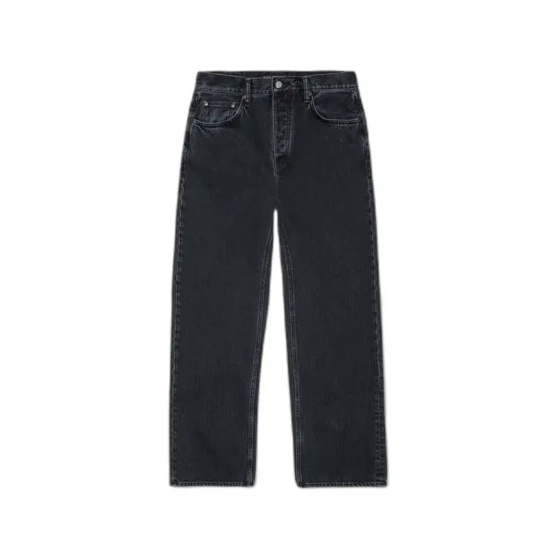 Image of Nudie Jeans Loose Jeans Nudie Jeans Tuff Tony Black Vintage Noir Male 28x32