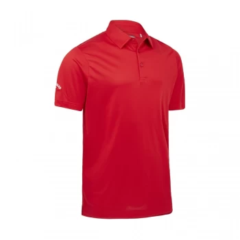 Image of Callaway 2022 Swingtech Solid POLO TRUE RED - L