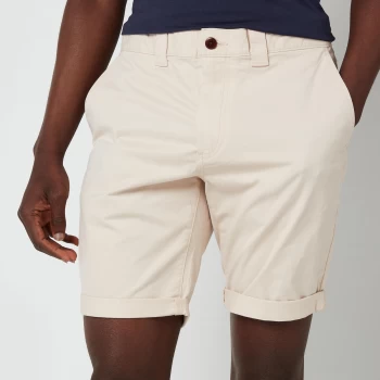 image of Tommy Jeans Mens Scanton Lightweight Shorts - Smooth Stone - 30