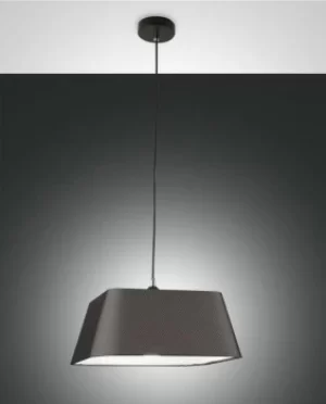 Image of Allegra Pendant Ceiling Lights Black Glass, E27