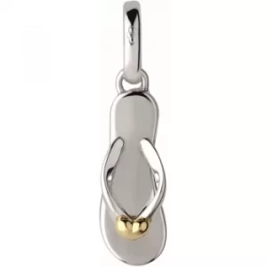 Image of Ladies Links Of London Sterling Silver Keepsakes Footprints In Sand Charm