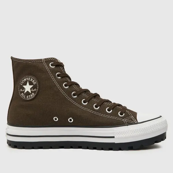 image of Converse city trek trainers in dark brown Dark Brown UK 12 (EU 47½)