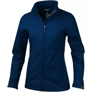 image of Elevate Womens/Ladies Maxson Softshell Jacket (L) (Navy)