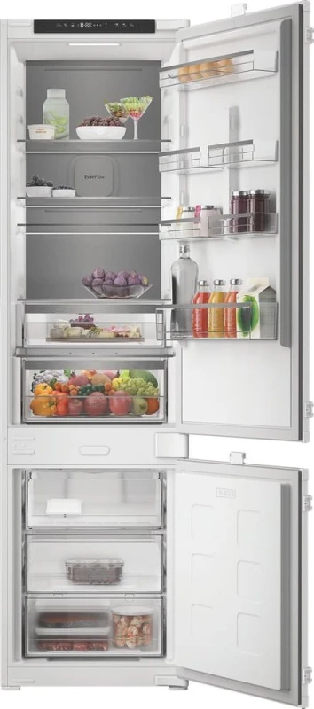 Image of Hotpoint VitalCare HPK2 5322 B4UK WiFi Connected 194cm 70/30 Integrated Frost Free Fridge Freezer with Sliding Door Hinge - White - E Rated