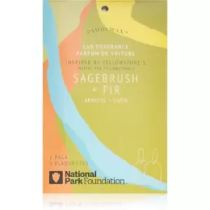 Image of Paddywax Parks Sagebrush & Fir car air freshener 2 pc