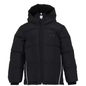 Image of Boss Padded Logo Jacket - Black