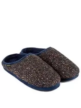 Image of TOTES Knitted Mule Slipper - Navy Size M Men