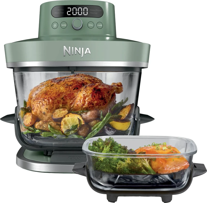 Image of Ninja CRISPi Pro AS090UKGN 5-in-1 XL Glass Air Fryer