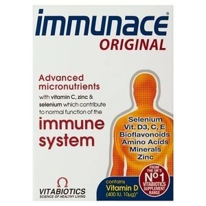 Image of Vitabiotics Immunance Immune System 30 Tablets