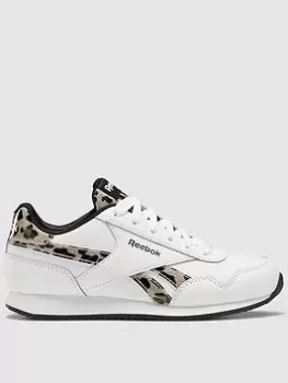 Image of Reebok Girls Animal Royal Classic Jogger 3.0 - White, Size 12