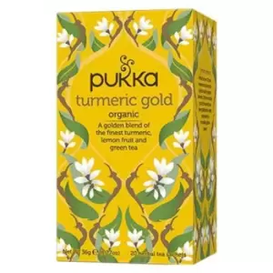 image of Pukka Tea Turmeric Gold Envelopes 20's