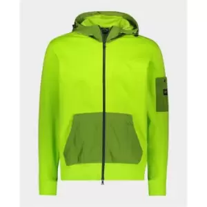 image of Paul And Shark Arm Zip OTH Hoodie - Green