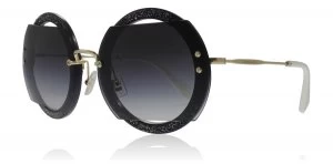 Image of Miu Miu MU06SS Sunglasses Dark Violet VYU5D1 63mm
