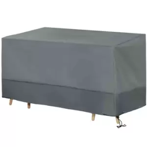 Image of Outsunny 127X72X76Cm Rectangular Patio Furniture Cover For Chairs 600D Oxford