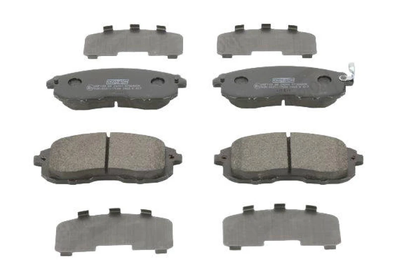 Image of CHAMPION 573646CH Brake pad set with acoustic wear warning Brake Pad Set,disc brake (402)