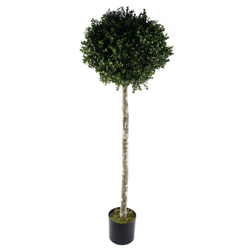 Image of Leaf 140cm Buxus Ball Artificial Tree UV Resistant Outdoor Topiary Green