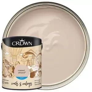 image of Crown Matt Emulsion Paint - Toasted Almond - 5L