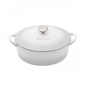 image of Denby Natural Canvas Cast Iron 28Cm Oval Casserole