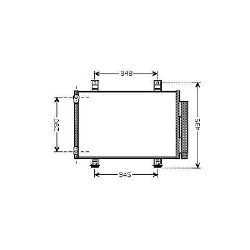 Image of DIEDERICHS Air conditioning condenser DIEDERICHS DCC1787