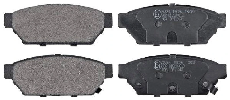 Image of A.B.S. 36864 Brake pad set with acoustic wear warning Brake Pad Set,disc brake (402)