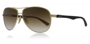 Image of Ray-Ban 8313 Sunglasses Gold 001/51