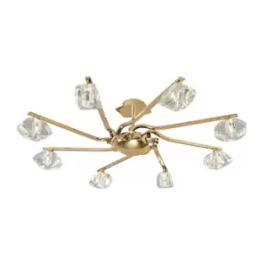 Image of Alfa Semi Flush 8 Light G9 French Gold