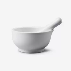 image of Porcelain Mortar & Pestle 11cm