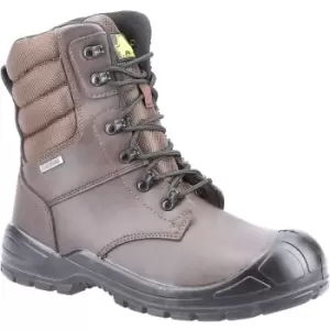 Image of Amblers Unisex Adult 240 Leather Safety Boots (10 UK) (Brown) - Brown