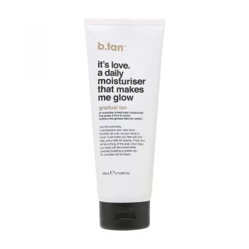 Image of B.Tan it's love Gradual Tan Moisturiser 200ml