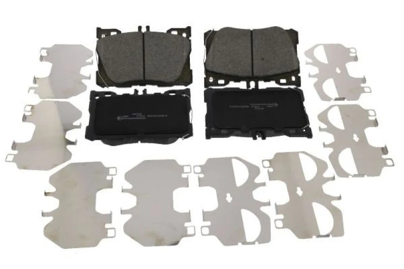 Image of MAPCO 6093 Brake pad set Front Axle, excl. wear warning contact, with accessories, with anti-squeak plate Brake Pad Set,disc brake (402)