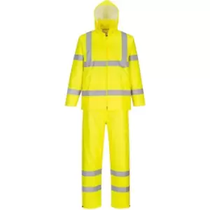 Image of Portwest Hi Vis Packaway Rainsuit Yellow 3XL 31"