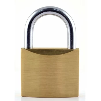 image of Slimline Brass Key Padlock - 50MM - Matlock