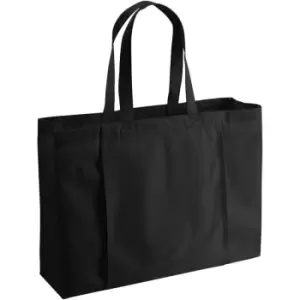 image of Westford Mill - EarthAware Yoga Organic Tote Bag (One Size) (Black)