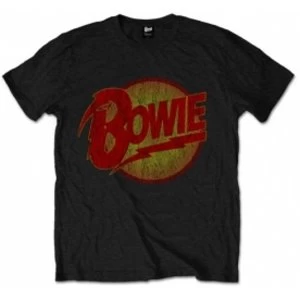 Image of EXCLUSIVE David Bowie Diamond Dogs Vintage Logo TS: Large