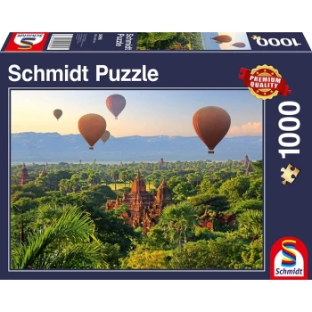 Image of Hot Air Balloons, Myanmar Jigsaw Puzzle - 1000 Pieces