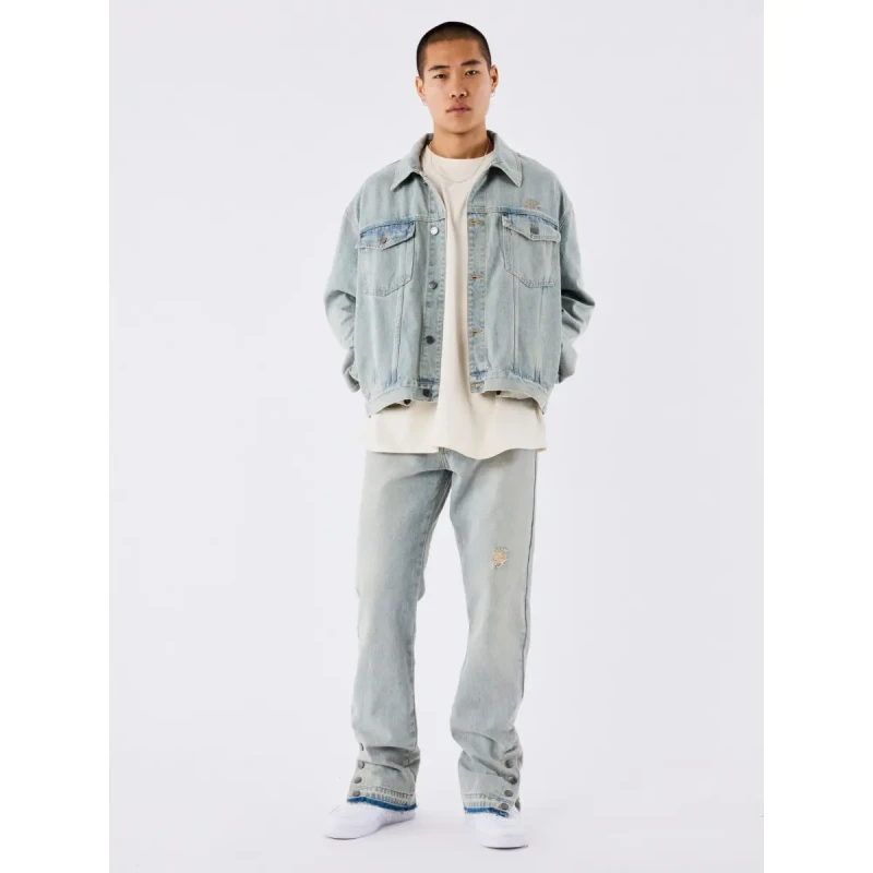 Image of Project X Paris Denim jacket Project X Paris Bleu Male XL