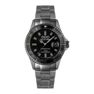 Image of Out Of Order 001-18.NE.GR Mens Black & Grey Casanova Wristwatch
