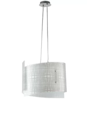 image of PROJECT 2 Light Pendant Ceiling Light White 45x35.5cm