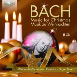 Image of Bach Music for Christmas by Johann Sebastian Bach CD Album