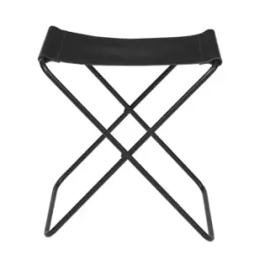 image of Broste Copenhagen Nola Stool Leather Black